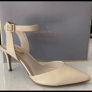 Louise et Cie ankle strap open toe shoes